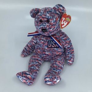 USA the bear Beanie Baby